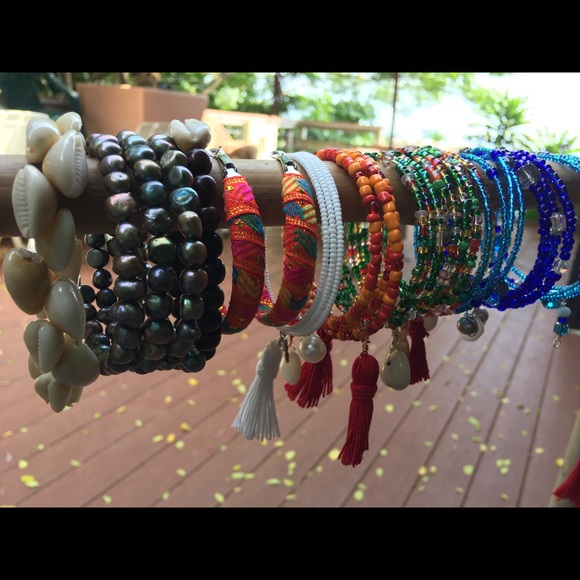 Bangles Lot for sale. Pearls/Cowrie is Sold - Picture 2 of 5